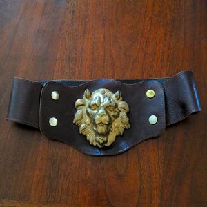 Temperley London lion buckle belt